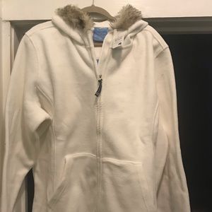 Charles River Woman’s Faux Fur Trimmed  Hoodie